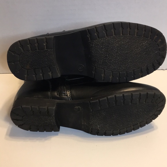 NO BRAND SIZE 3 KNEE HIGH STRAPPY BOOTS FULL SIDE ZIP (us size 3 ) - Picture 6 of 6